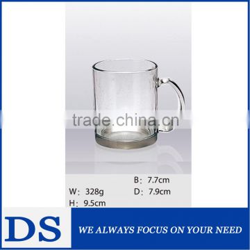 High quality glass mug for coffee / water / tea