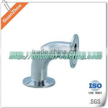 Guanzhou OEM&custom cast alloy stainless steel Aluminium Alloy Elbow Bend Metal Pipe Swaged Polished