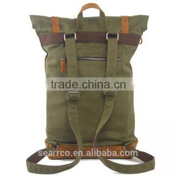 China Wholesale RS-104-1 Canvas Student Backpack School Bag High School Bag photo-5