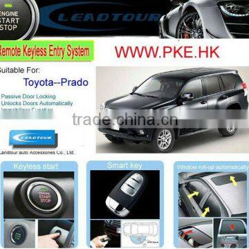 RFID Lock/Unlock Remote Start Car Alarm with Keyless Entry Smart Push Button Start Engine for Toyota Prado