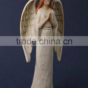 9" ceramic angel beautiful stand angel religious angel