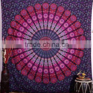 90x90 Inches Mandala Tapestry Indian Tapestry Bedspread Bohemian Hippie Tapestry Beach Throw Home Decor Ethnic Tapestry photo-2