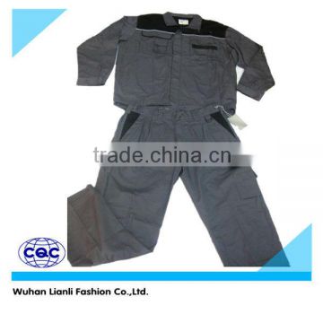 high quality two pieces men cotton factory work clothes