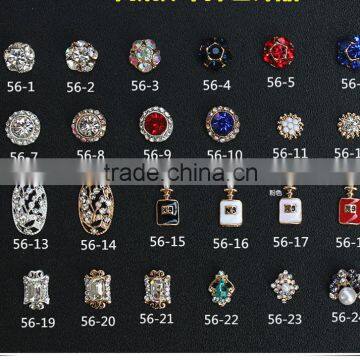 Fancy Nail Art alloy Jewery Rhinestone For Nail Decoration Boutique Store