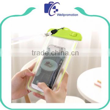 Wholesale factory new design pvc water proof cell phone bag pvc