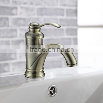 Modern Bronze Finished Deck Mounted Wash Basin Faucet