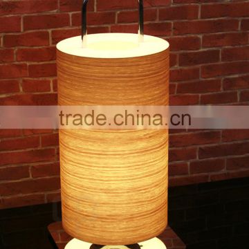 Wood venner iron base solar table lamp,iron base solar table lamp,solar table lamp T4027-20