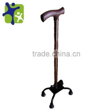 Adjustable Aluminum cane with 4 legs adjustable walking aid Four-feet walking stick SJGZ-LHJ-2