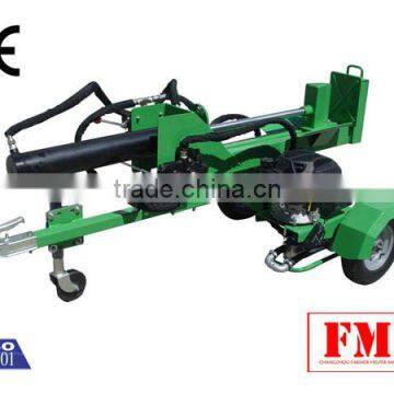 tractor mounted gasoline wood log cutter and splitter