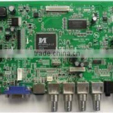 CCTV Monitor Control Board / BNC Ad Board with 2 AV input and 2 AV output