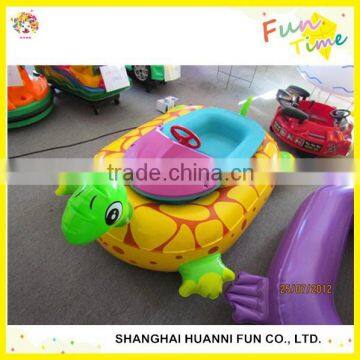 2015 Wholesale Water Motorized Electric Kids Bumper Boat With Turtle Tube Price photo-6