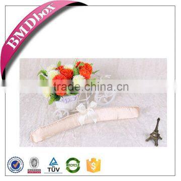 clothes hanger thick round soft satin hanger for bedroom clothing store