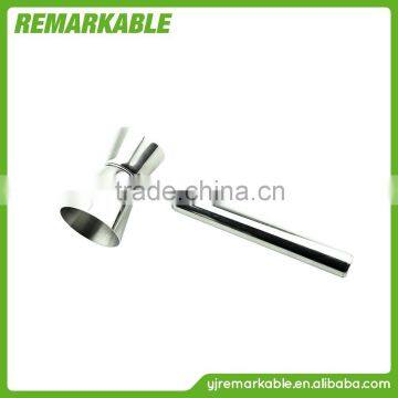 Deluxe bar tool set stainless steel jigger/double jigger with handle