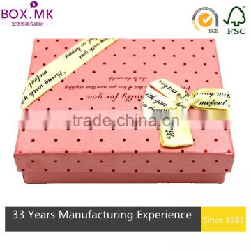 Hot Sale Pink Rectangle Top Quality Chocolate Packaging