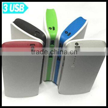 3 USB Port Power Bank Charger 15000mah With Led Light