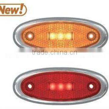 3.9''Oval LED Marker Light with Reflex Lens