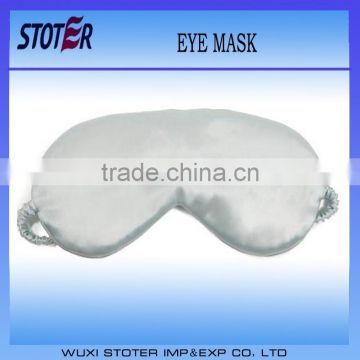 white silk eye mask with lace