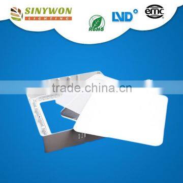 2016 IP44 aluminum smd 12w color temperature adjustable led panel light led square panel light