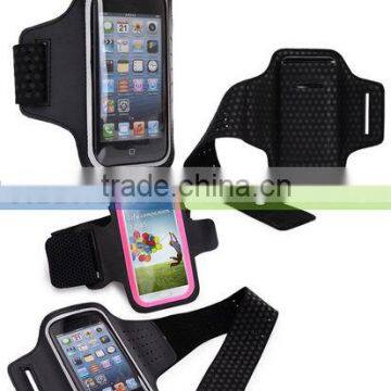 waterproof jogging sport armband for samsung galaxy s5 case -black