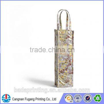 Printing: Silk-Screen Printing, Flexo PP lamianted printing wine carry bag with high quality