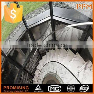 Luxury Hotel Project Decoration Natural Marble Deck Stair Handrail Designs photo-2