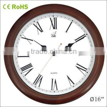 16 inch home wood watch 40cm wall clock(16W05BR-187)