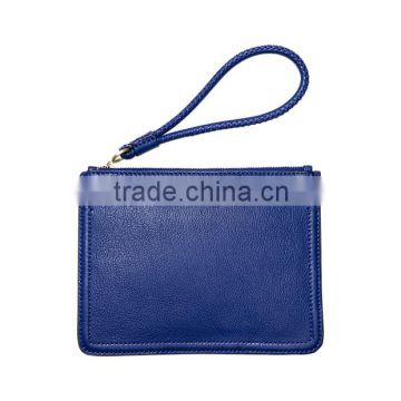 fashion leather wholesale wristlet cluth bag