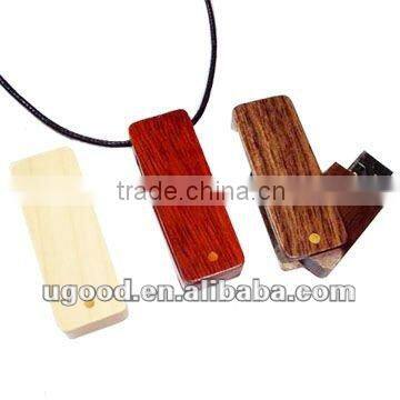 Wooden USB Swivel