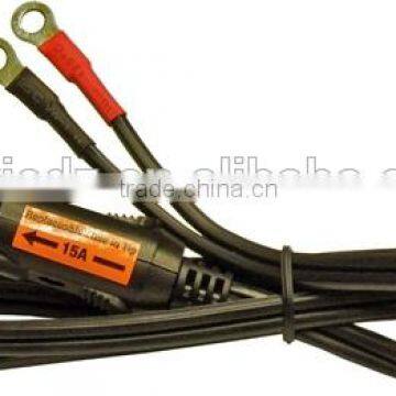 Car Auto Cigarette Lighter Male Adapter Socket Inverter Plug Connector Cable Ring Fuse