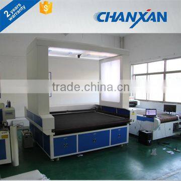 CW-1624SS CCD system large-format auto-feeding uv laser cutting machine
