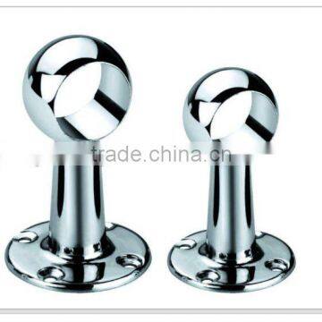 D25/19mm Wardrobe Railing Fittings /cloth Hanging Rail Support/tube Support