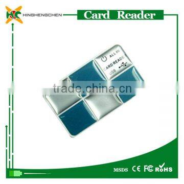 Make up Box Shape Usb 2.0 All in One Card Reader Driver Different Color Form Pen Drive Card Reader photo-4