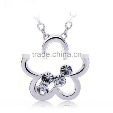 2015 OUXI fashion crystal necklace for best friends 10077