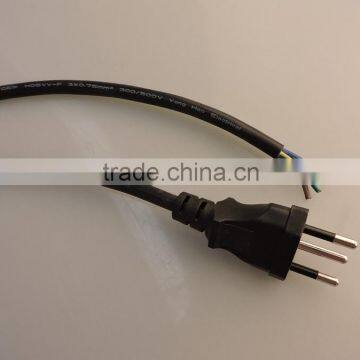 Brazil Home Appliance and ac Power Cord Type ac Power Plug Electrical Plug ac Power Plug Supply Brazil Three Round Plug photo-5