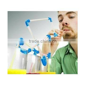 Funny Drinking Straw Glasses, Kids DIY Straw