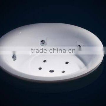 2015 New design beautiful appearance high quality seamless massage bathtub WB246