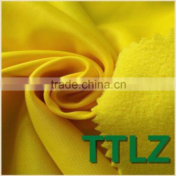 Hot Selling 100% Polyester 75*100*75D Density Track Suit Fabric Fleece Tricot Golden Velvet / Super Poly Fabric photo-5