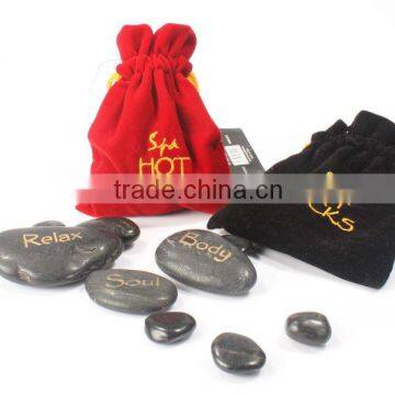 Hot rock massage stone