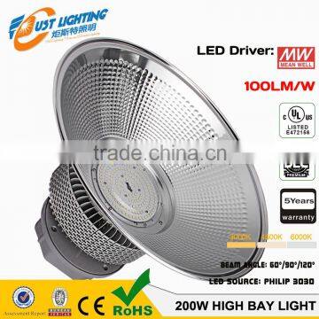 UL cUL DLC TUV CE RoHS SAA Listed 5 years warranty 120W LED High Bay Light