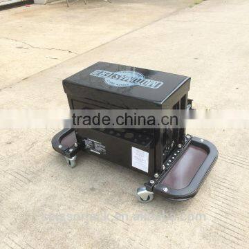 Tool Cabinet Seat With 3 Drawer & 2 Tray & Pry Bar Holder photo-2