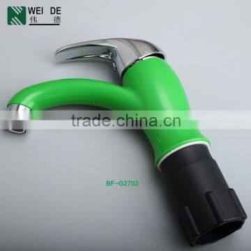 Green Colour Abs Plastic Bathroom Mixer Tap Hot Cold photo-2