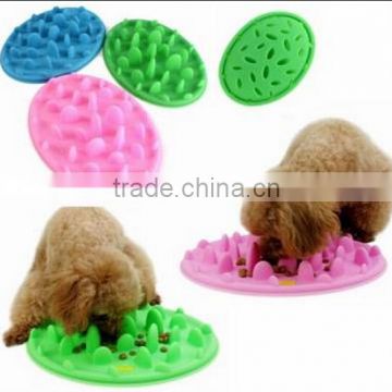 Dog Cat Slow Eating Feeder / Anti Choke Pets Bowl / Silicone dog bowl