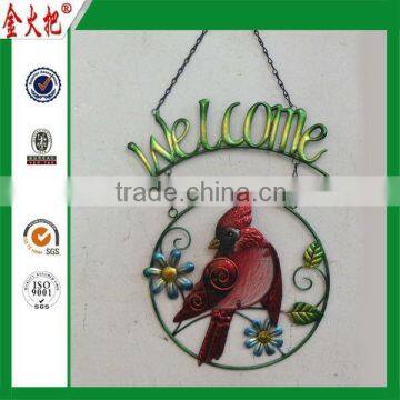 2014 High Quality New Design door colorful bird hanging decoration