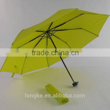 high quality portable tiny umbrella 3 folding umbrella