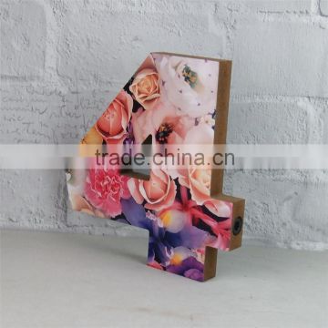 sublimation MDF wood numbers,sublimation wood crafts gifts