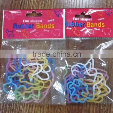 Silicone rubber band in animal shape