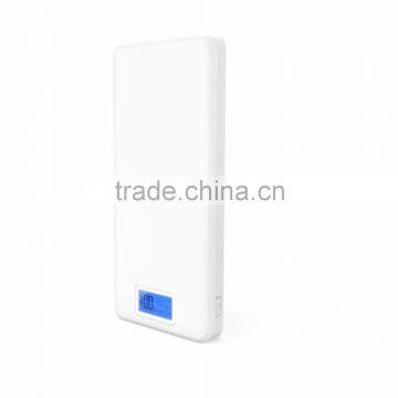 portable power bank mobile power bank charger 10000mAh white