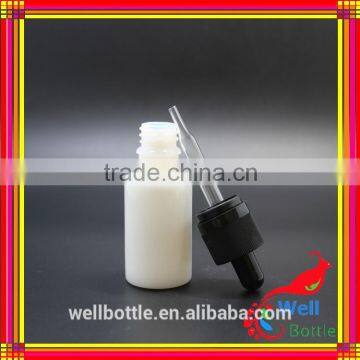 30ml e liquid glass dropper bottle with white glass bottle with eye dropper fast selling