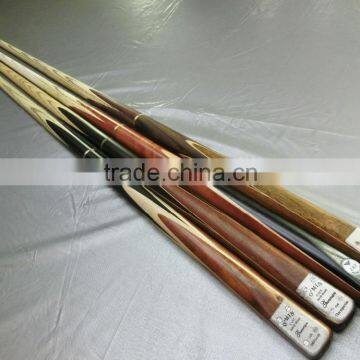 Classic 3/4 joint snooker cue ash wood handmade snooker cue 10mm billiard cue