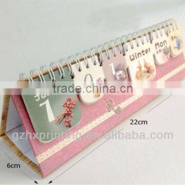 Color printing desk calendar customized exquisite &special